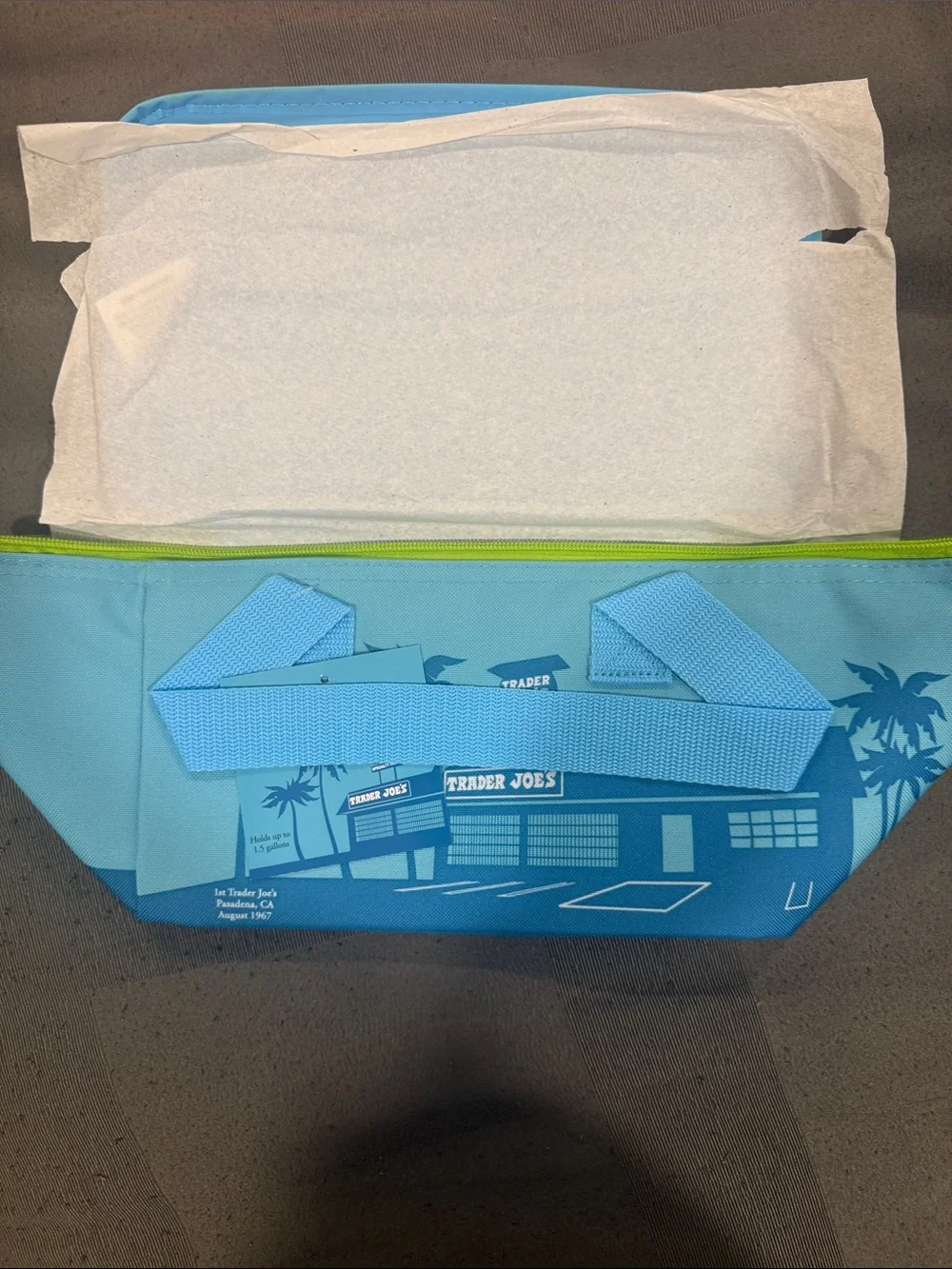 Blue/ Green Trader Joe’s lunchbox